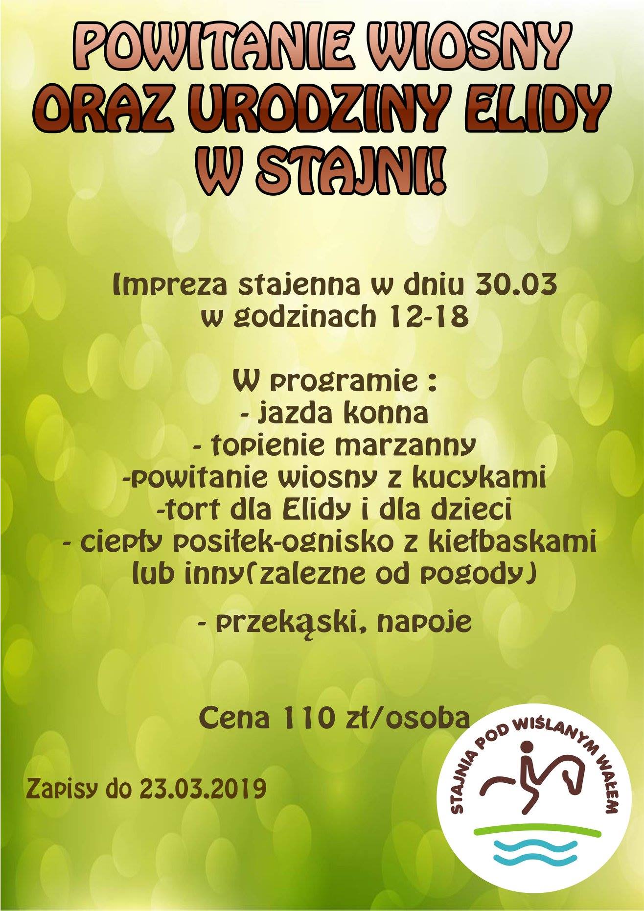 powitanie wiosny oraz urodziny elidy