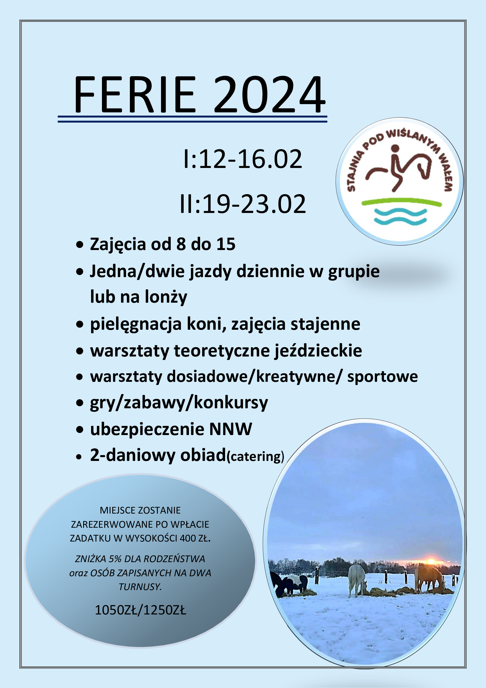 ferie zimowe 2024